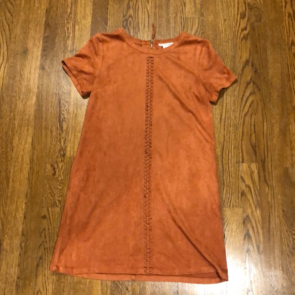 Love riche Suede dress with pockets!